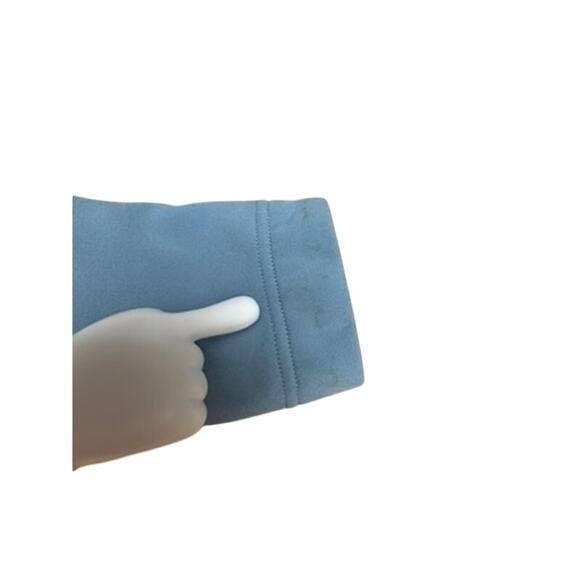 "THE NORTH FACE" 2 Tone Blue Fleece Women's Zip Fleece SZ S INSIDE LINER SNAPS - Picture 9 of 16